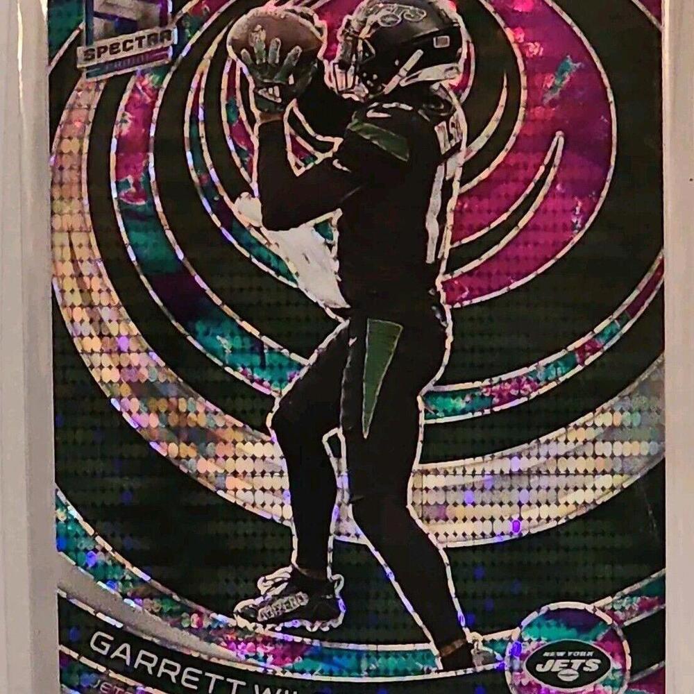 2023 Panini Spectra Garrett Wilson Autographed Card #76 - LE 58/99 NEW YORK JETS